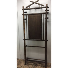 Load image into Gallery viewer, Faux Bamboo Mirrored Coat Rack-Mirror-Antique Warehouse