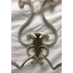 French Painted Wrought Iron Sconces - a pair-Sconces-Antique Warehouse