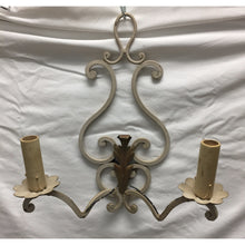 Load image into Gallery viewer, French Painted Wrought Iron Sconces - a pair-Sconces-Antique Warehouse