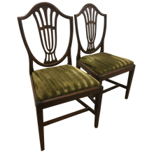 Load image into Gallery viewer, Hepplewhite Shield Back Chairs with Drop-in Seats - a Pair-Chairs-Antique Warehouse