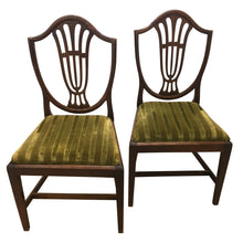 Load image into Gallery viewer, Hepplewhite Shield Back Chairs with Drop-in Seats - a Pair-Chairs-Antique Warehouse