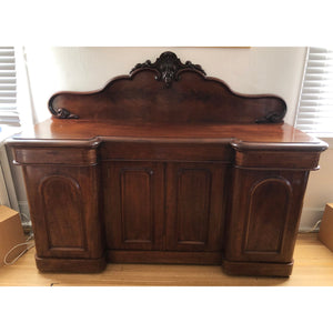 Mid 19th Century Antique Victorian Mahogany Dining Set - Table, Chairs and Buffet-Dining Table-Antique Warehouse