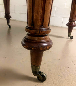 Mid 19th Century Antique Victorian Mahogany Dining Set - Table, Chairs and Buffet-Dining Table-Antique Warehouse