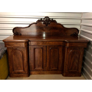 Mid 19th Century Antique Victorian Mahogany Sideboard Buffet-sideboard-Antique Warehouse