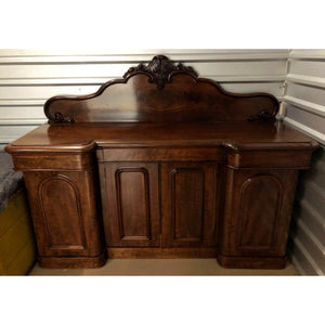 Mid 19th Century Antique Victorian Mahogany Dining Set - Table, Chairs and Buffet-Dining Table-Antique Warehouse