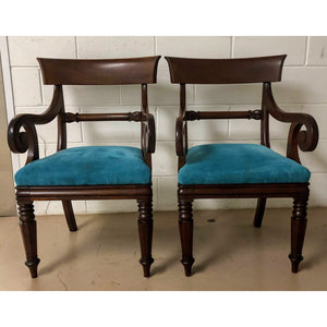 Mid 19th Century Antique Victorian Mahogany Dining Set with Table and 8 Chairs - Set of 9-Dining Table-Antique Warehouse