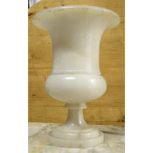 Load image into Gallery viewer, Italian Art Deco White Marble Urn Table Lamp-Lamp-Antique Warehouse