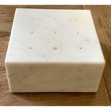 Load image into Gallery viewer, Italian Marble Block Incense/Candle Holder-Decor-Antique Warehouse