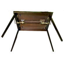 Load image into Gallery viewer, Mid Century Folding Mahogany Inlaid Butlers Side Tray Table-Table-Antique Warehouse