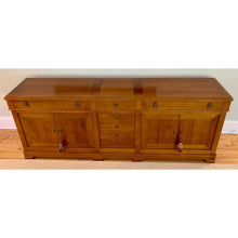 Load image into Gallery viewer, Mid Century French Cherrywood Buffet Sideboard Cabinet by Grange-Cabinet-Antique Warehouse