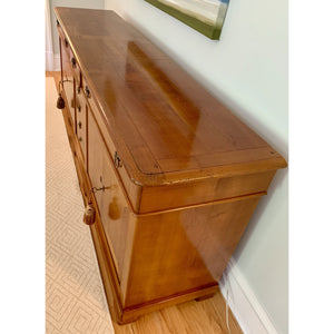 Mid Century French Cherrywood Buffet Sideboard Cabinet by Grange-Cabinet-Antique Warehouse