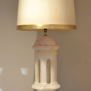 Mid Century Italian Marble Gazebo Table Lamp-Lamp-Antique Warehouse