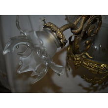 Load image into Gallery viewer, Renaissance style Gilt-Bronze and Patinated-Bronze Chandelier-Chandelier-Antique Warehouse