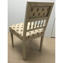 Load image into Gallery viewer, Set of 8 Painted French Chairs with Rose pattern upholstery (2 end, 6 side)-Chairs-Antique Warehouse