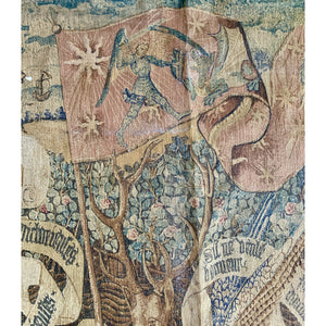 Tapisserie des Cerfs Ailes - Winged Stags Tapestry-Tapestry-Antique Warehouse