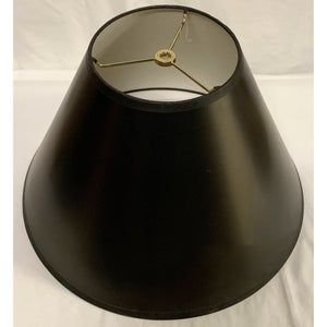 Vintage Black Empire Lamp Shade | Medium-Lampshade-Antique Warehouse