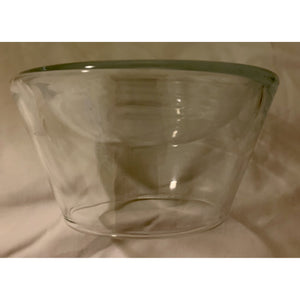 Vintage Decorative Clear Glass Apothecary Jar With Lid - Large - 11" D X 17" H-Decor-Antique Warehouse