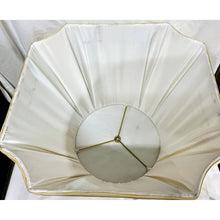 Load image into Gallery viewer, Vintage Designer Custom Two-Toned Pleated Silk Lamp Shade made by Naomi di Gavriel - 20.5&quot;-Lampshade-Antique Warehouse