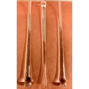 Vintage Hand Blown Glass Stirring Rods - 13"-Decorative-Antique Warehouse