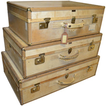 Load image into Gallery viewer, Vintage Leather Hartmann Suitcases - Set of 3-Decorative-Antique Warehouse