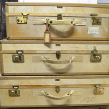 Load image into Gallery viewer, Vintage Leather Hartmann Suitcases - Set of 3-Decorative-Antique Warehouse