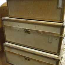 Load image into Gallery viewer, Vintage Leather Hartmann Suitcases - Set of 3-Decorative-Antique Warehouse