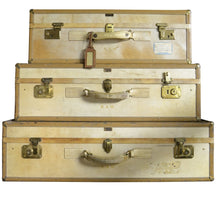 Load image into Gallery viewer, Vintage Leather Hartmann Suitcases - Set of 3-Decorative-Antique Warehouse