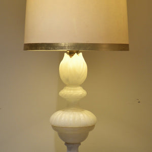 Vintage Mid-Century Italian Alabaster Table Lamp-Lamp-Antique Warehouse