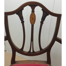 Load image into Gallery viewer, Walnut Shield Back Armchair-Chairs-Antique Warehouse