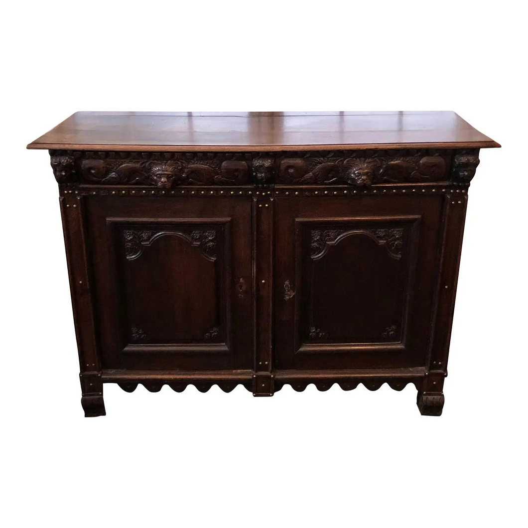 19th Century French Renaissance Carved Buffet-Sideboard-Antique Warehouse