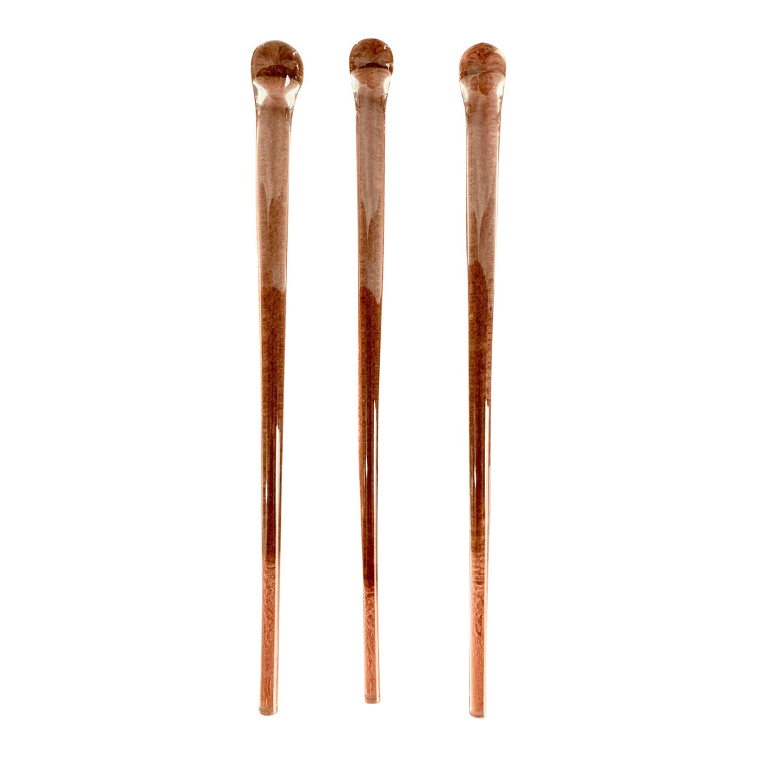 Vintage Hand Blown Glass Stirring Rods - 13